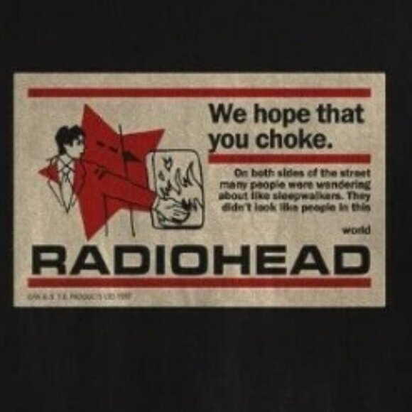 Radiohead We hope that you choke Unisex T-Shirt - Picture 2 of 4